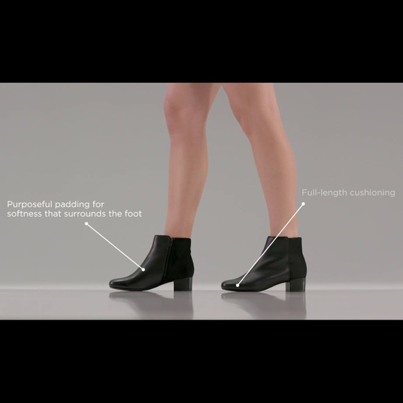 NIB Clarks Chartli Valley Black Suede Ankle Boots Booties - Picture 14 of 16